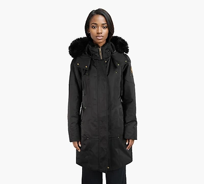 MOOSE KNUCKLES | PARKA STIRLING ST DORÉ NOIR FEMMES