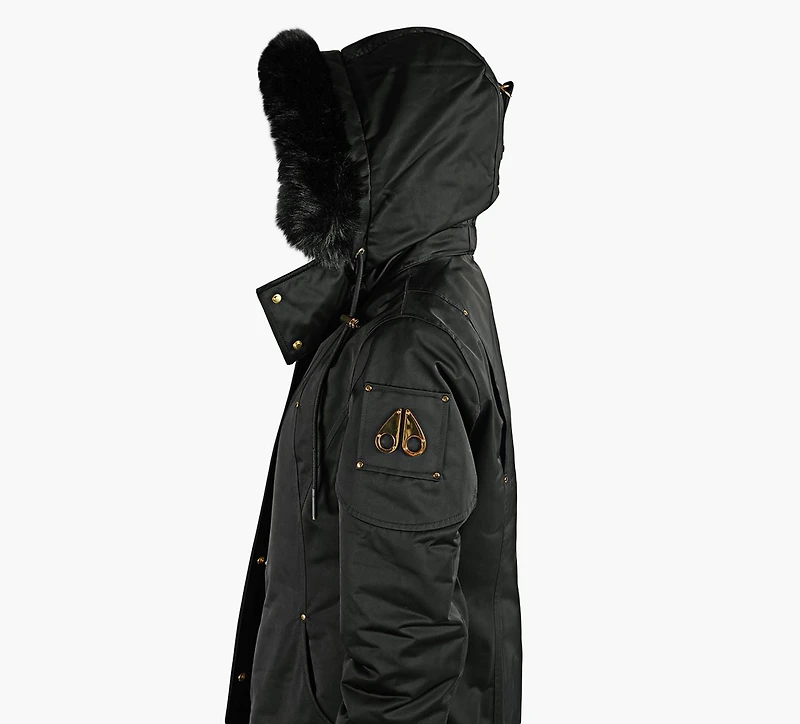 MOOSE KNUCKLES | PARKA STIRLING ST DORÉ NOIR FEMMES
