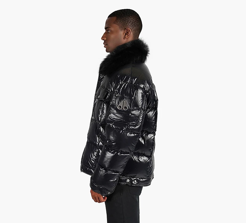 MOOSE KNUCKLES | MANTEAU CHEMISE BRIAR NOIR HOMMES