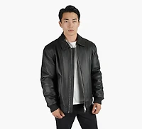 MOOSE KNUCKLES | MANTEAU AVIATOR TOBA NOIR HOMMES