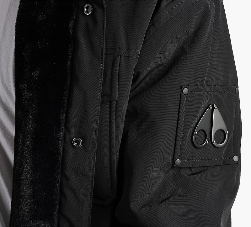 MOOSE KNUCKLES | MANTEAU JACQUES BUNNY NOIR HOMMES