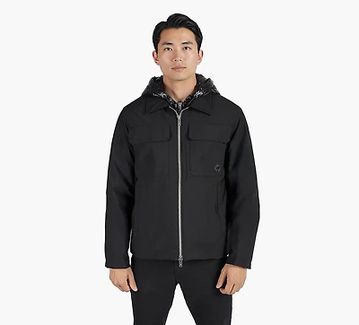 MOOSE KNUCKLES | MANTEU REVELSTOKE NOIR HOMMES