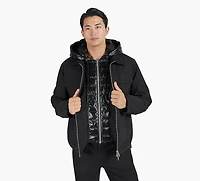 MOOSE KNUCKLES | MANTEU REVELSTOKE NOIR HOMMES