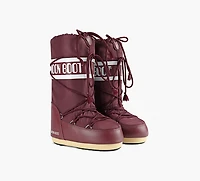 MOON BOOT | BOTTES ICON EN NYLON BOURGOGNE FEMMES