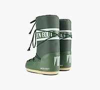MOON BOOT | BOTTES ICON EN NYLON VERT FEMMES