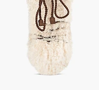 MOON BOOT | BOTTE ICON EXTRA BOUCLÉ BEIGE FEMMES
