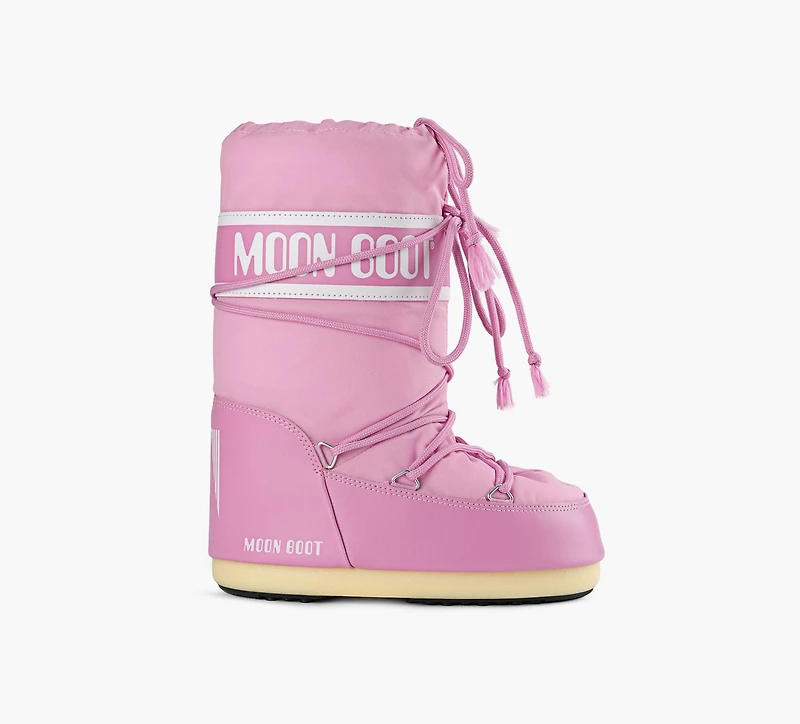 MOON BOOT | BOTTE ICON ROSE PALE GRAND ENFANT FILLE