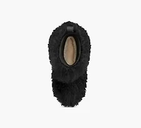 UGG | BOTTE COURTE CLASSIC FLUFF MOMMA MONGOLIAN NOIR FEMMES