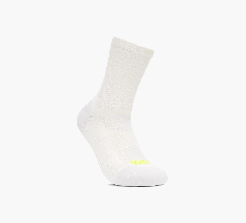 HOKA | CHAUSSETTES DE COURSE 3/4 BONDI BLANC UNISEXE