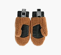 UGG | MITAINE FLUFF AVEC LOGO TAN FEMMES