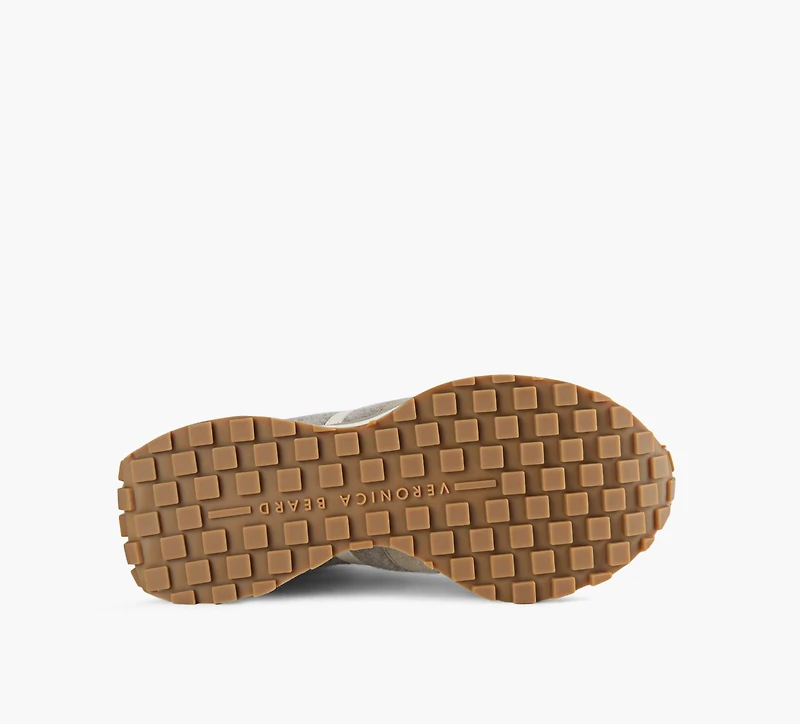 VERONICA BEARD | BASKET VALENTINA PEAU DE MOUTON TAUPE FEMMES