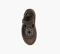 DR. MARTENS | SANDALES DUNNET FLOWER BRUN FEMMES