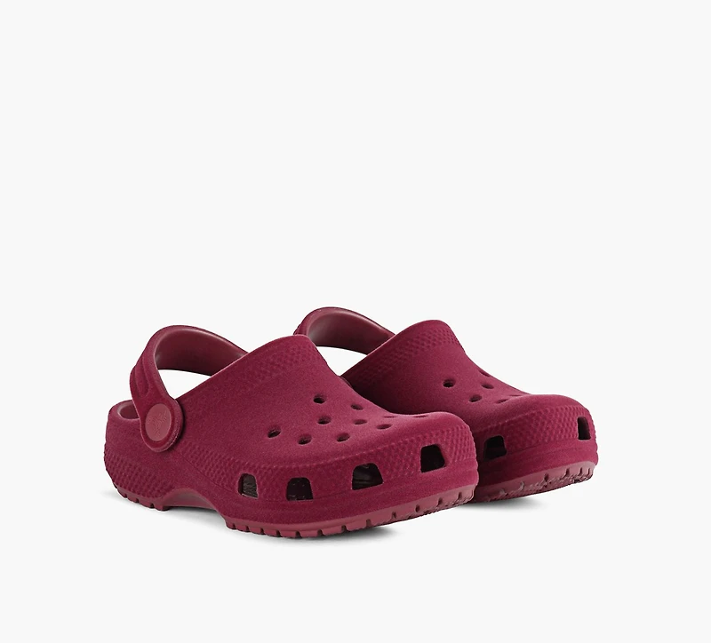 CROCS | SABOTS CLASSIQUES VELOURS VIOLET PETIT ENFANT FILLE
