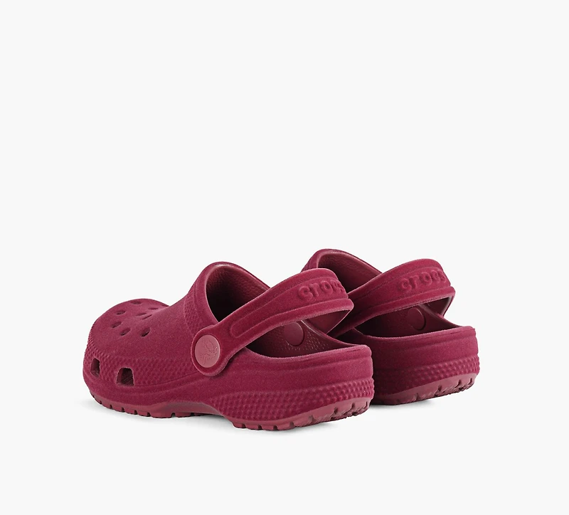 CROCS | SABOTS CLASSIQUES VELOURS VIOLET PETIT ENFANT FILLE