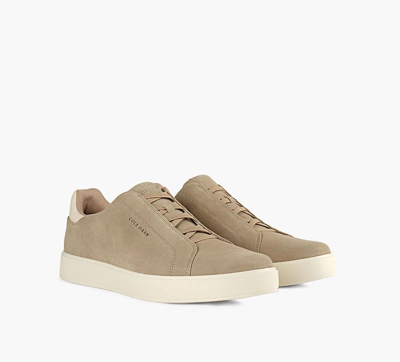 COLE HAAN | BASKET À ENFILER GRANDPRO LUXE TAUPE HOMMES