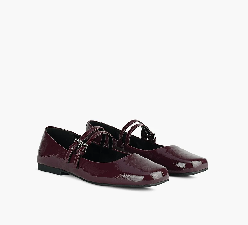MICHAEL KORS | BALLERINE MATILDA FLEX BOURGOGNE FEMMES