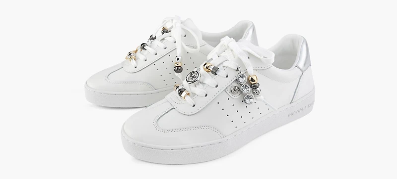 MICHAEL KORS | BASKET À LACETS SCOTTY BLANC FEMMES
