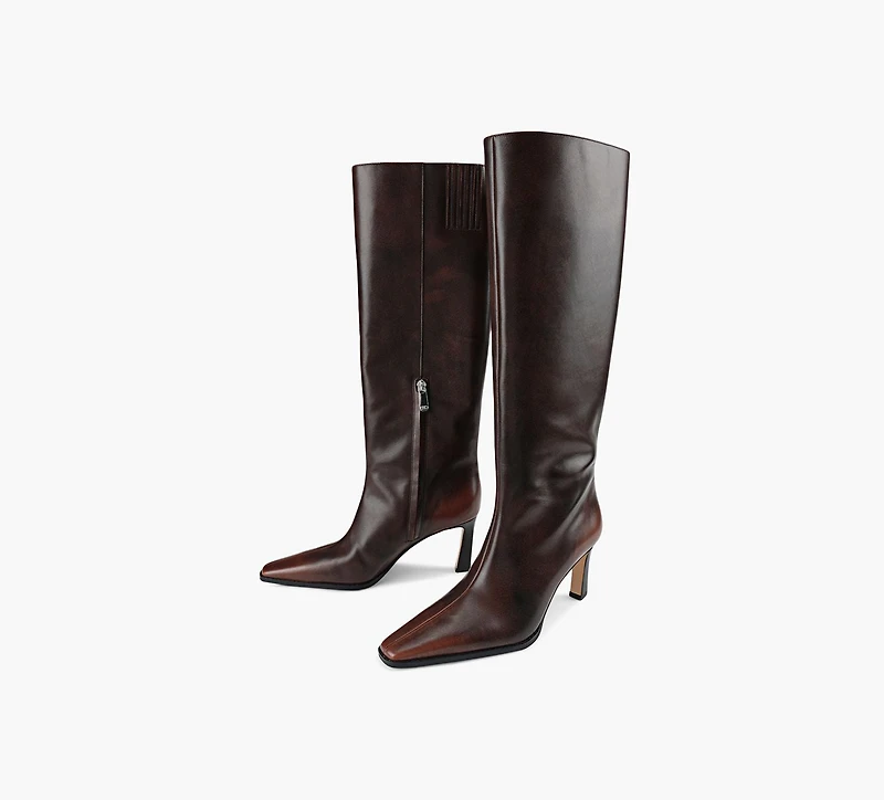 MICHAEL KORS | BOTTE À TALON DARRAH BRUN FEMMES