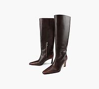 MICHAEL KORS | BOTTE À TALON DARRAH BRUN FEMMES