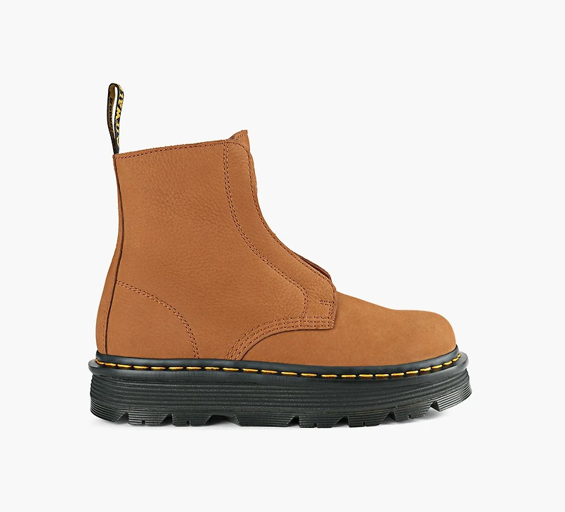 DR. MARTENS | ZEBZAG SANS LACETS WL TAN FEMMES