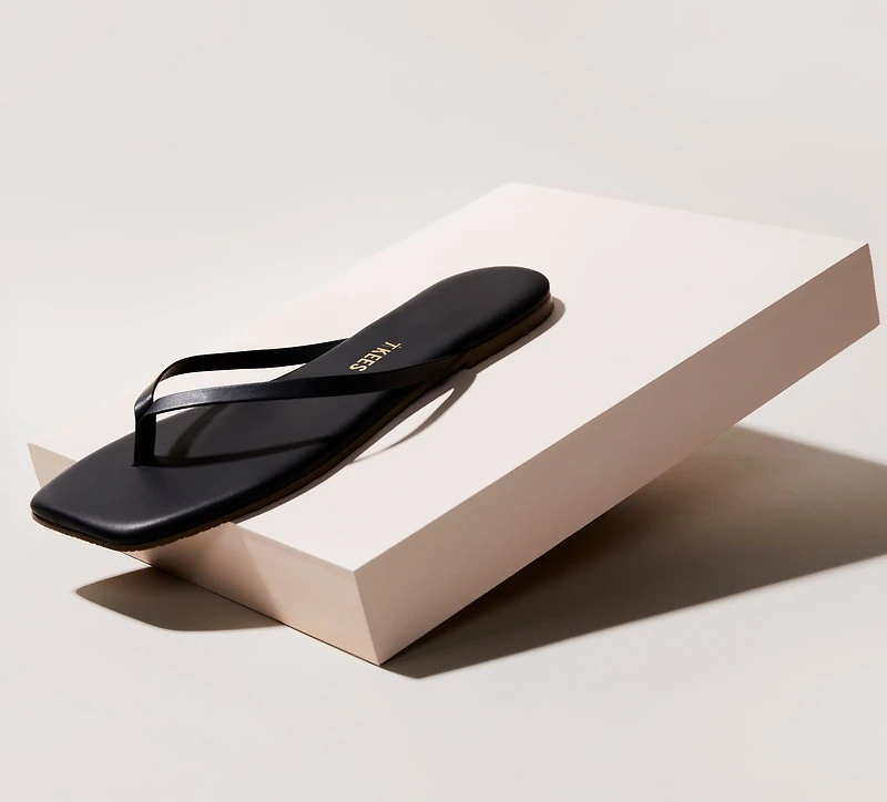 TKEES | TONG À BOUT CARRÉ LILY NOIR FEMMES