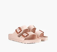 BIRKENSTOCK | ARIZONA À BOUCLE TRANSPARENTE ROSE PALE FEMMES