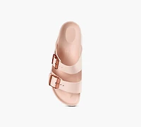 BIRKENSTOCK | ARIZONA À BOUCLE TRANSPARENTE ROSE PALE FEMMES