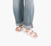 BIRKENSTOCK | ARIZONA À BOUCLE TRANSPARENTE ROSE PALE FEMMES
