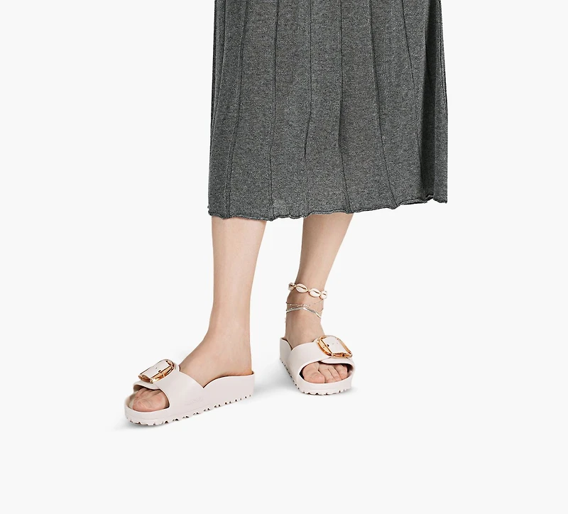 BIRKENSTOCK | MADRID GROSSE BOUCLE BEIGE FEMMES