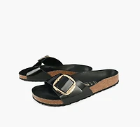 BIRKENSTOCK | MADRID GROSSE BOUCLE NOIR FEMMES