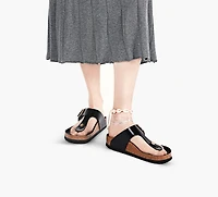 BIRKENSTOCK | GIZEH À GROSSE BOUCLE NOIR FEMMES