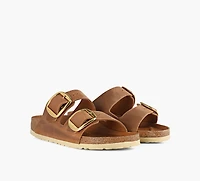 BIRKENSTOCK | ARIZONA GROSSE BOUCLE TAN FEMMES