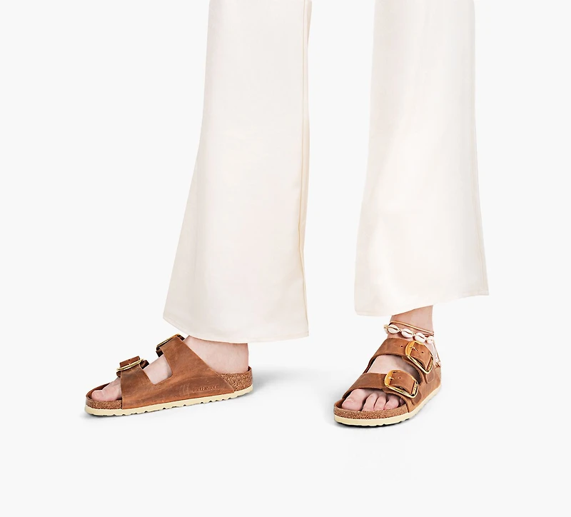 BIRKENSTOCK | ARIZONA GROSSE BOUCLE TAN FEMMES