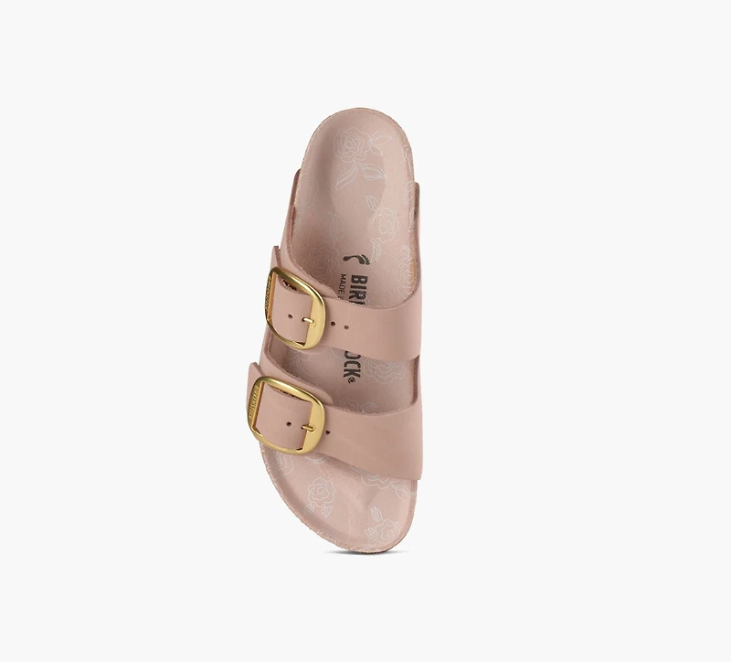 BIRKENSTOCK | ARIZONA À GROSSE BOUCLE ROSE PALE FEMMES