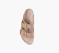 BIRKENSTOCK | ARIZONA À GROSSE BOUCLE ROSE PALE FEMMES