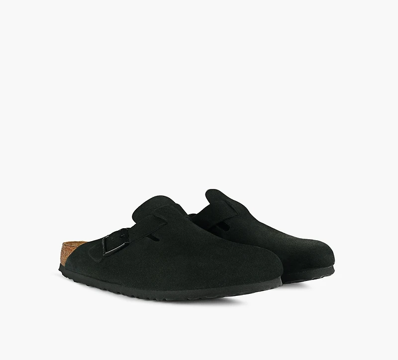 BIRKENSTOCK | BOSTON SEMELLE SOUPLE NOIR FEMMES
