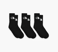 THE NORTH FACE | CHAUSSETTES MI-MOLLET UNISEXES EVERYDAY STANDARD 3 PAIRES NOIR UNISEXE