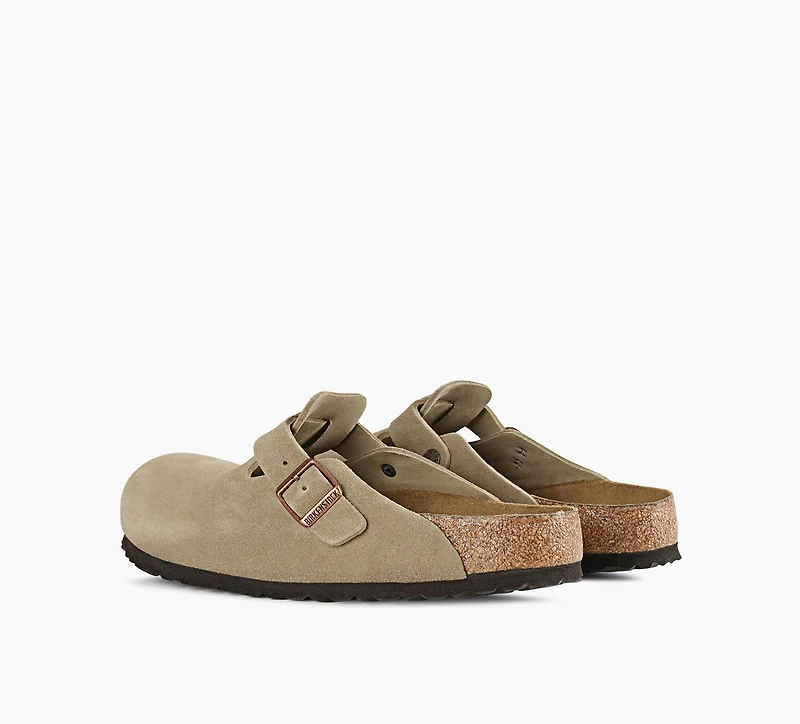 BIRKENSTOCK | BOSTON SEMELLE SOUPLE TAUPE HOMMES
