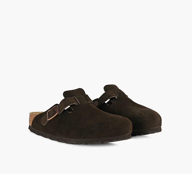 BIRKENSTOCK | BOSTON SEMELLE SOUPLE BRUN HOMMES