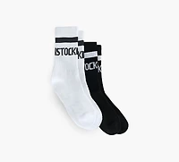 BIRKENSTOCK | CHAUSSETTES MI-MOLLET EN COTON 2 PAIRES BLANC UNISEXE
