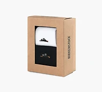BIRKENSTOCK | CHAUSETTES EN COTON CÔTELÉ 2 PAIRES NOIR UNISEXE