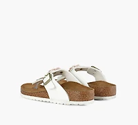BIRKENSTOCK | GIZEH FLEURS BLANC GRAND ENFANT FILLE