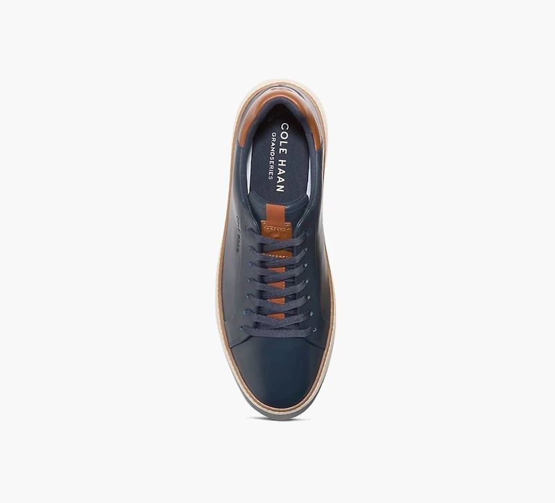 COLE HAAN | BASKET GRANDPRO TOPSPIN IMPERMÉABLE BLEU HOMMES