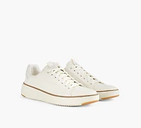 COLE HAAN | BASKET GRANDPRO TOPSPIN IMPERMÉABLE BLANC HOMMES