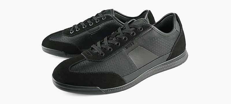 BOSS | BASKET À PROFIL BAS NITAN NOIR HOMMES