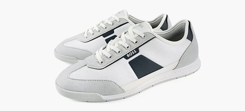 BOSS | BASKET À PROFIL BAS NITAN BLANC HOMMES