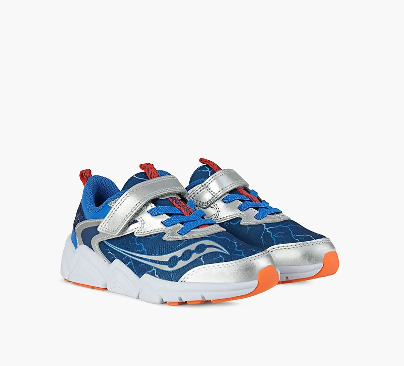 SAUCONY | BASKET FLASH LE BLEU GRAND ENFANT GARCON