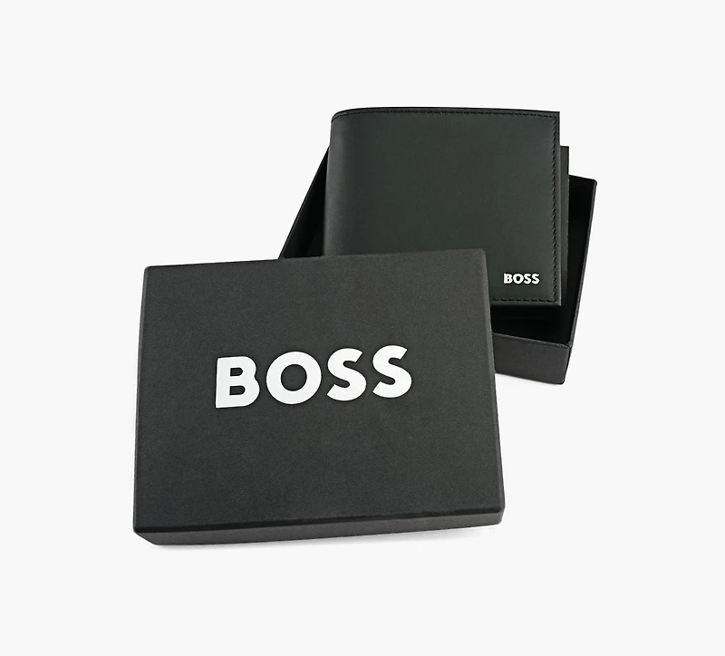 BOSS | PORTEFEUILLE RANDY 4CC COIN | NOIR | HOMMES