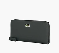 LACOSTE | GRAND PORTEFEUILLE ZIPPÉ L.12.12 CONCEPT | NOIR | UNISEXE