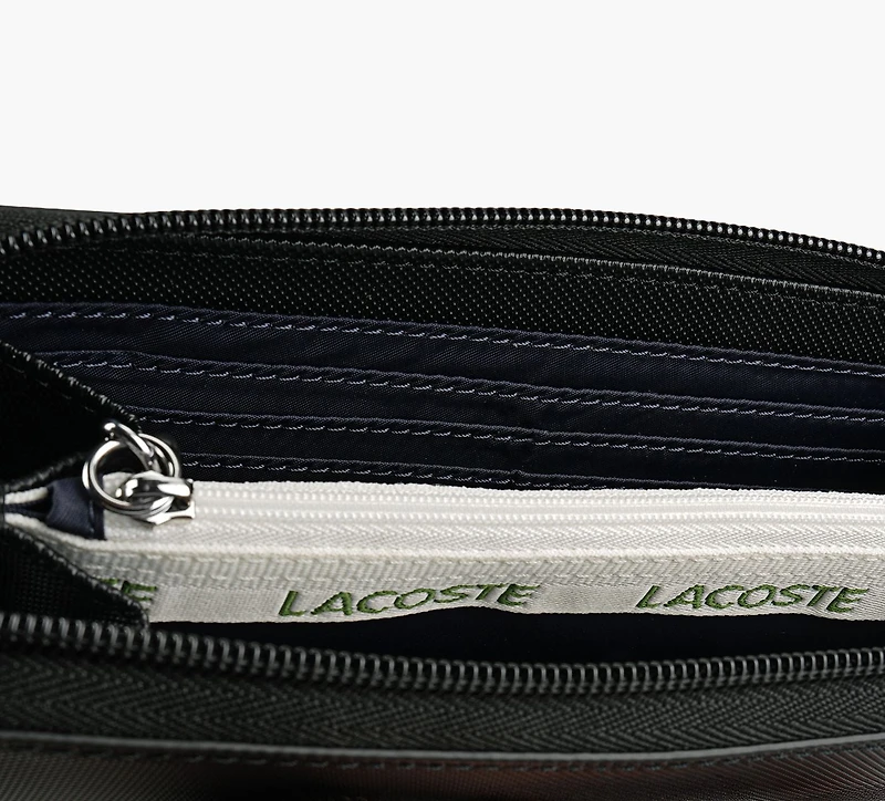 LACOSTE | GRAND PORTEFEUILLE ZIPPÉ L.12.12 CONCEPT | NOIR | UNISEXE